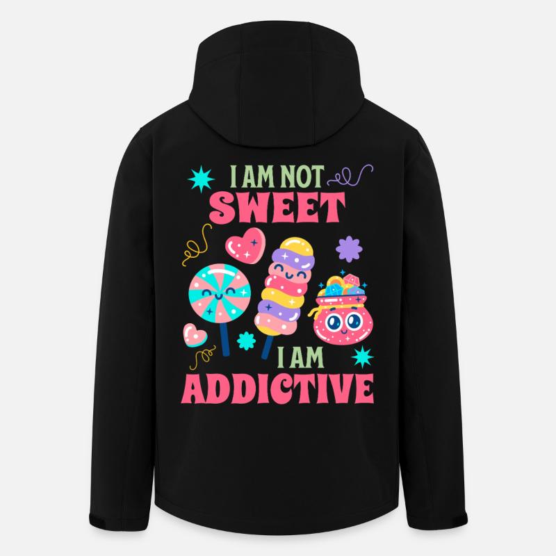 Candy Lover Gift - Men’s Recycled Softshell Jacket by Stanley/Stella - black