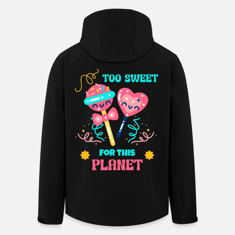 Candy Queen Candy Fashion - Men’s Recycled Softshell Jacket by Stanley/Stella - black