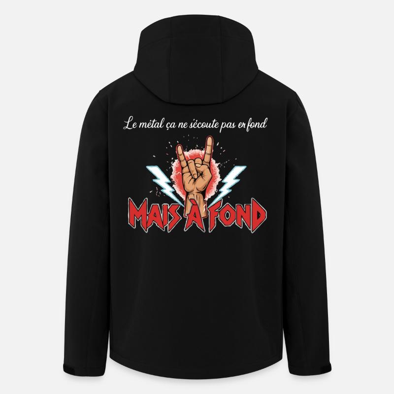 Ohrtuch aus Metall - Hand - Recycelte Männer Softshell-Jacke von Stanley/Stella - Schwarz