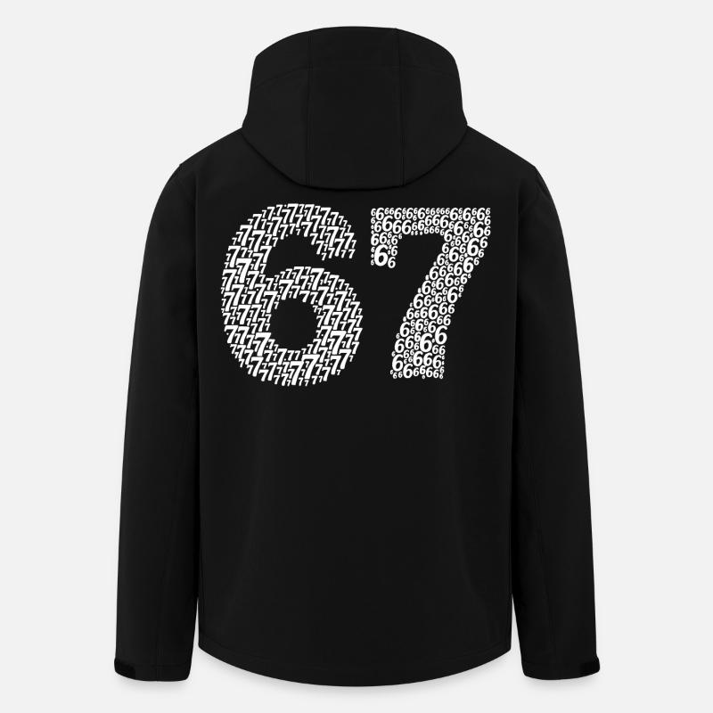 Sixty Seven meme - Recycelte Männer Softshell-Jacke von Stanley/Stella - Schwarz
