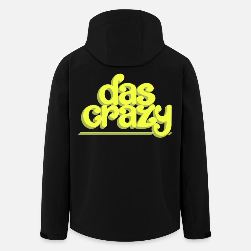 Das crazy - Recycelte Männer Softshell-Jacke von Stanley/Stella - Schwarz