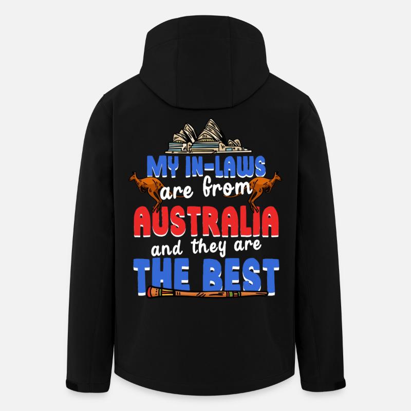 Australische Schwiegermutter - Recycelte Männer Softshell-Jacke von Stanley/Stella - Schwarz