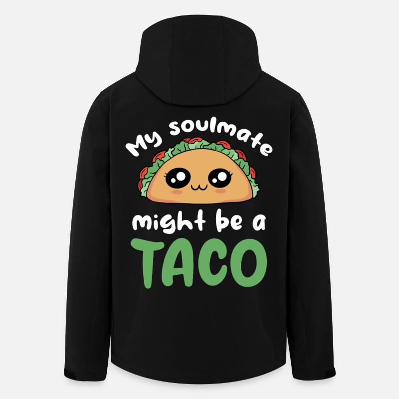 Mein Seelen Taco - Recycelte Männer Softshell-Jacke von Stanley/Stella - Schwarz
