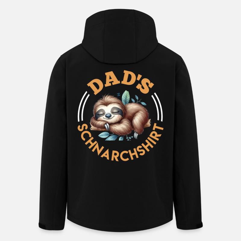 T-SHIRT ANTI-RONFLEMENT DE PAPA Drôle - Veste softshell homme en polyester recyclé Stanley/Stella - noir