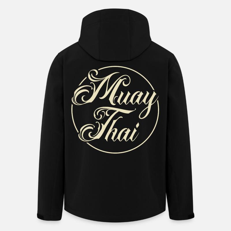 Muay Thai - Recycelte Männer Softshell-Jacke von Stanley/Stella - Schwarz