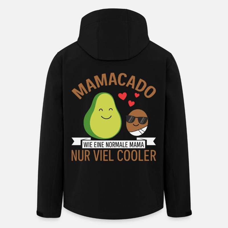 Future Mom MAMACADO MUCH COOLER Funny - Men’s Recycled Softshell Jacket by Stanley/Stella - black