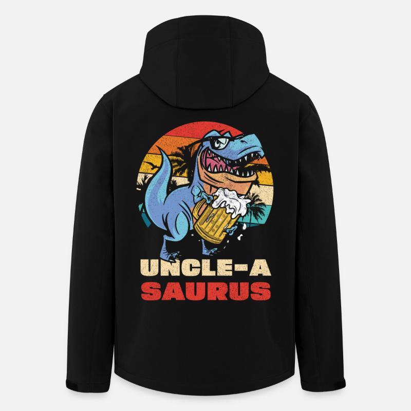UncleASaurus Bierheld - Men’s Recycled Softshell Jacket by Stanley/Stella - black