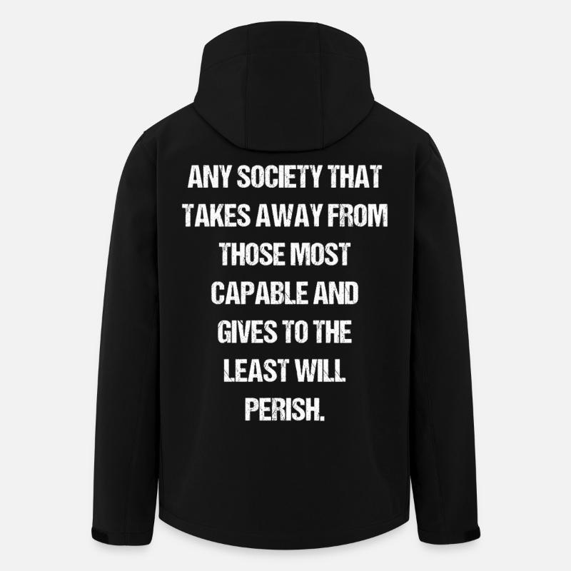 toute société qui prive ces - Veste softshell homme en polyester recyclé Stanley/Stella - noir