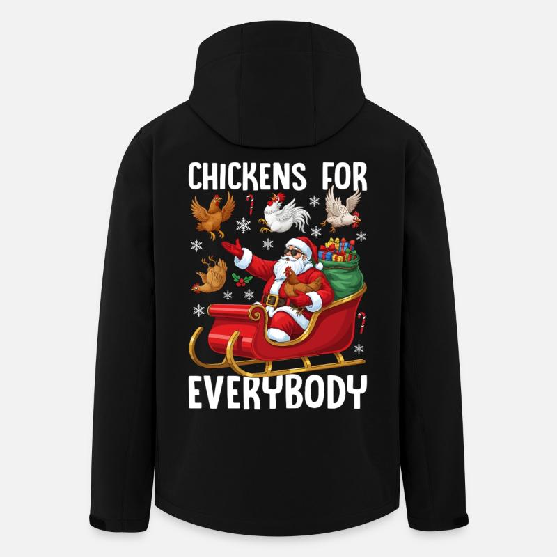 Chickens for Everybody - Recycelte Männer Softshell-Jacke von Stanley/Stella - Schwarz