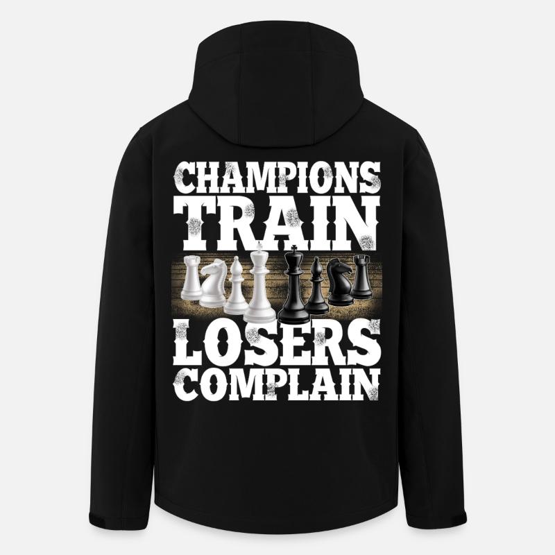 Schach - Recycelte Männer Softshell-Jacke von Stanley/Stella - Schwarz