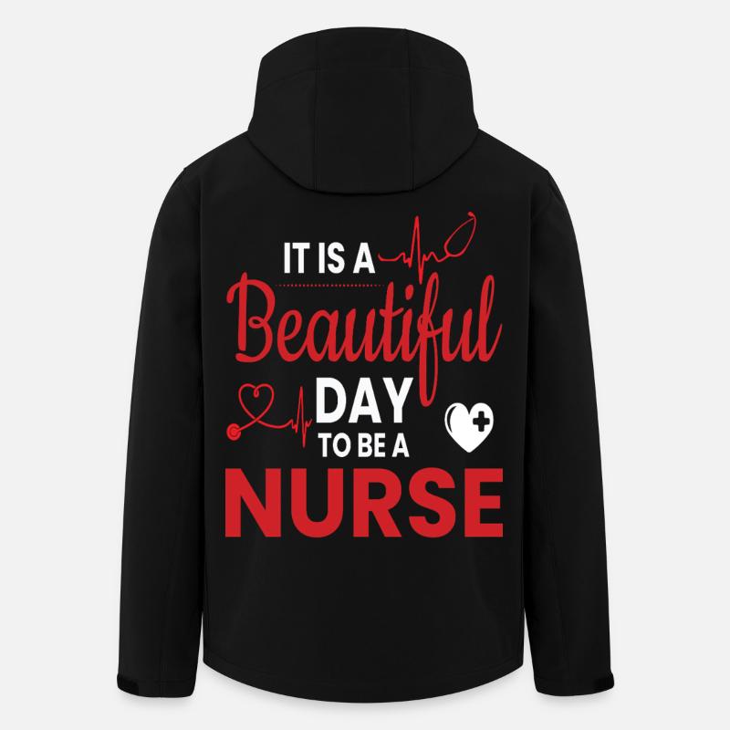 Krankenschwester - Recycelte Männer Softshell-Jacke von Stanley/Stella - Schwarz