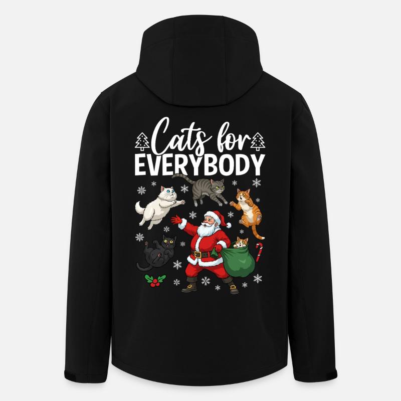 Cats for everybody - Men’s Recycled Softshell Jacket by Stanley/Stella - black