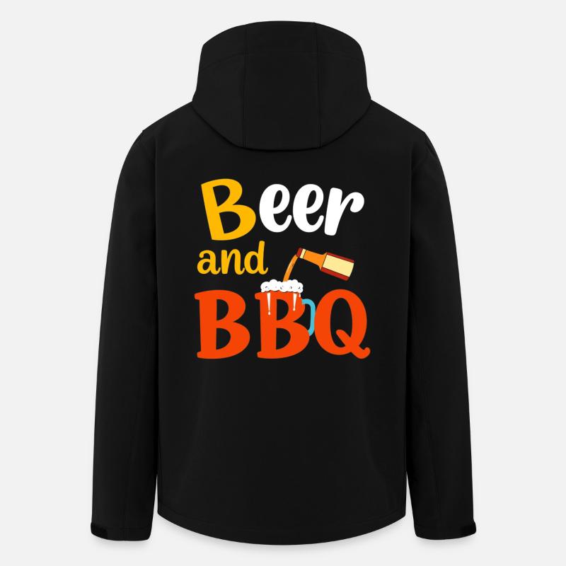 Beer and BBQ - Recycelte Männer Softshell-Jacke von Stanley/Stella - Schwarz