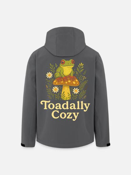 Tree Frog Humor Tree Frog - Men’s Recycled Softshell Jacket by Stanley/Stella - black