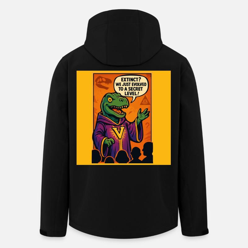 V-Raptor: Evolution auf Geheimstufe - Recycelte Männer Softshell-Jacke von Stanley/Stella - Schwarz