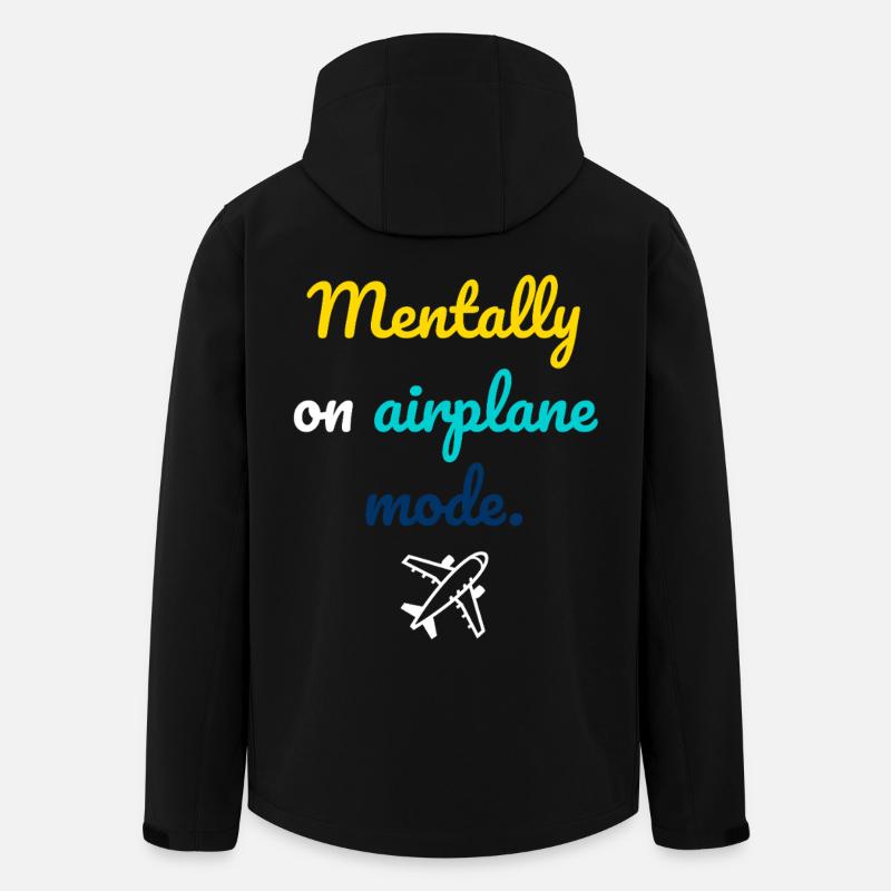 Mentaler Flugmodus - Recycelte Männer Softshell-Jacke von Stanley/Stella - Schwarz