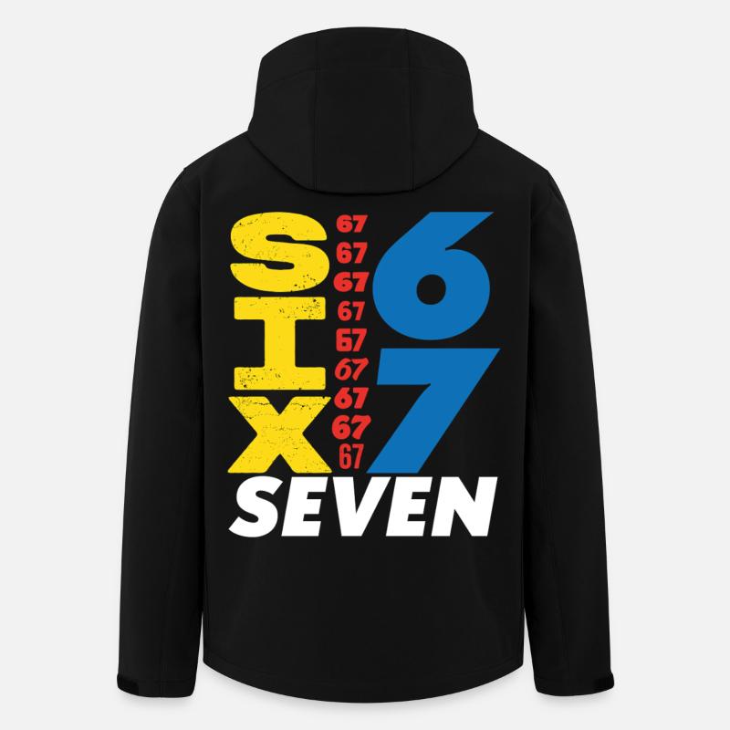 Sechs Sieben, 67 - Recycelte Männer Softshell-Jacke von Stanley/Stella - Schwarz
