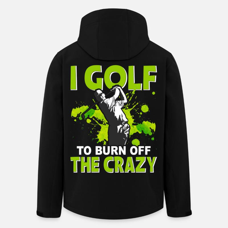 Golf - Recycelte Männer Softshell-Jacke von Stanley/Stella - Schwarz