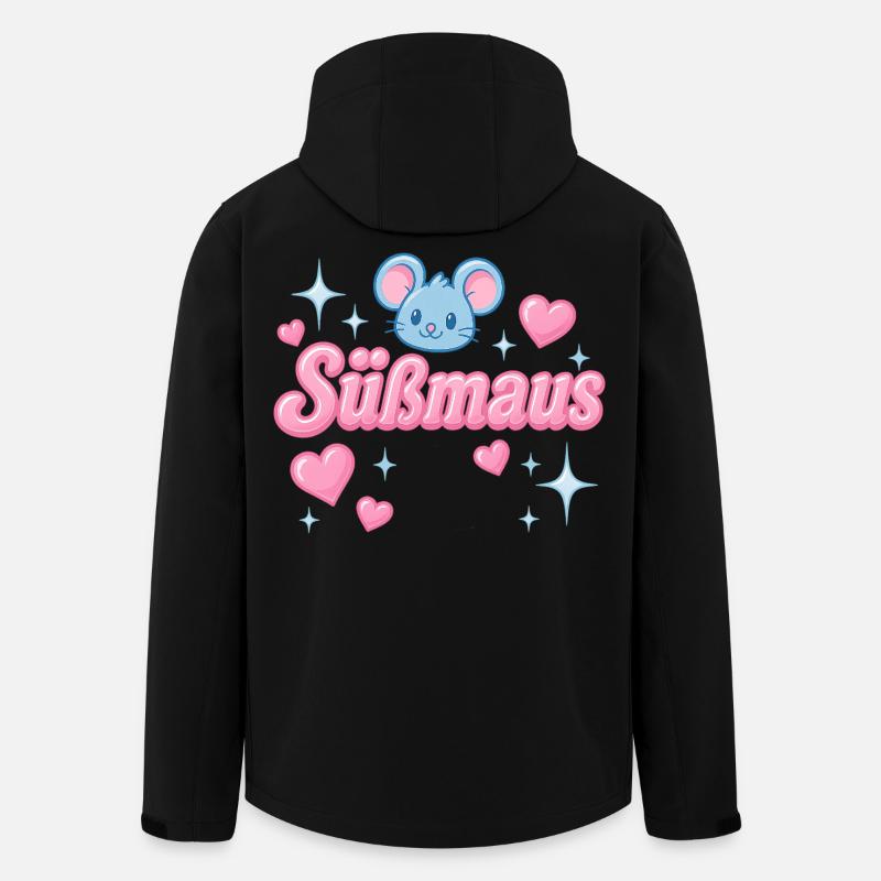 Süßmaus - y2K statement design - Recycelte Männer Softshell-Jacke Discoverer von Stanley/Stella - Schwarz