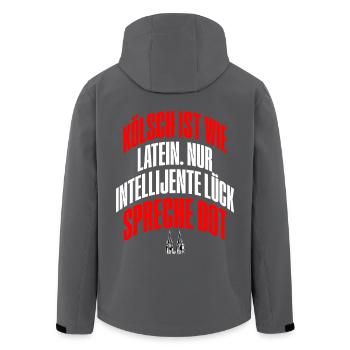 Köln Kölsch Dialekt Spricht Intelligente Sprache - Recycelte Männer Softshell-Jacke von Stanley/Stella - Schwarz - Hinten - AI Model Male 185 light (185cm)