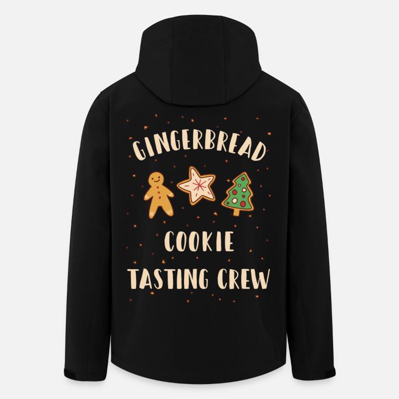Gingerbread Cookie Tasting Crew - Recycelte Männer Softshell-Jacke von Stanley/Stella - Schwarz