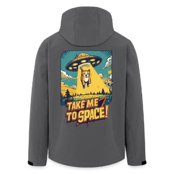 Cat UFO All-Adventure - Veste softshell homme en polyester recyclé Stanley/Stella - noir - Dos - AI Model Male 185 light (185cm)