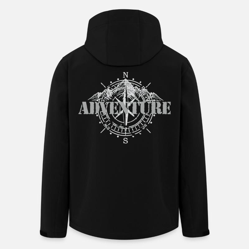 Abenteuer - Recycelte Männer Softshell-Jacke von Stanley/Stella - Schwarz