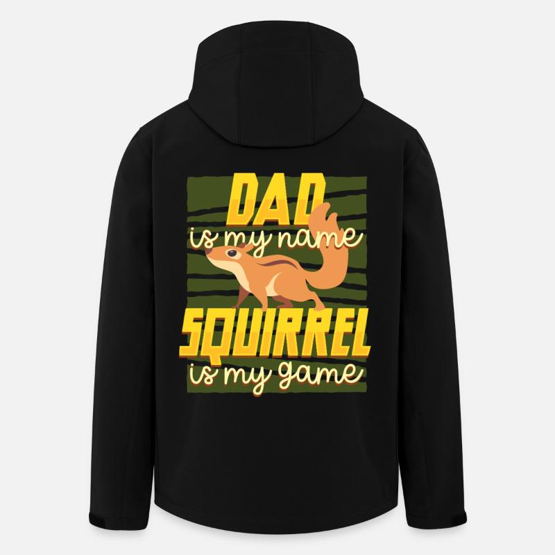 Eichhörnchenjäger Baumratte - Recycelte Männer Softshell-Jacke von Stanley/Stella - Schwarz