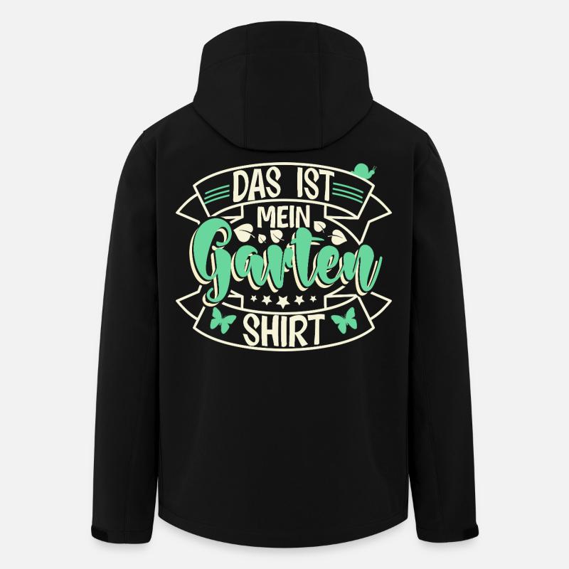 Garten Schrebergarten - Recycelte Männer Softshell-Jacke von Stanley/Stella - Schwarz