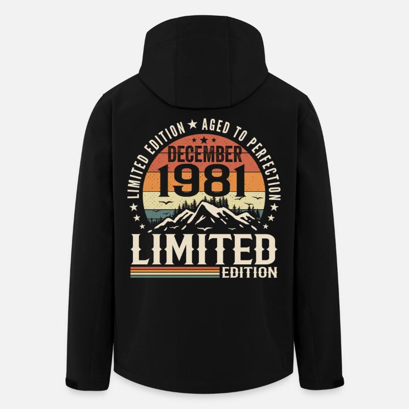 December 1981 - Men’s Recycled Softshell Jacket by Stanley/Stella - black