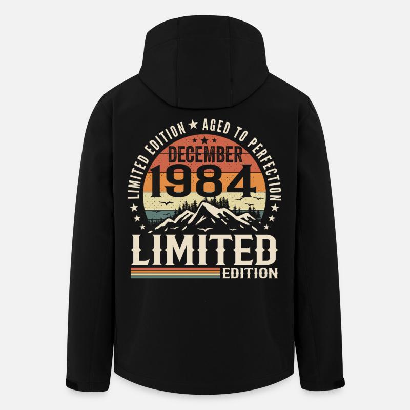 Dezember 1984 - Recycelte Männer Softshell-Jacke von Stanley/Stella - Schwarz