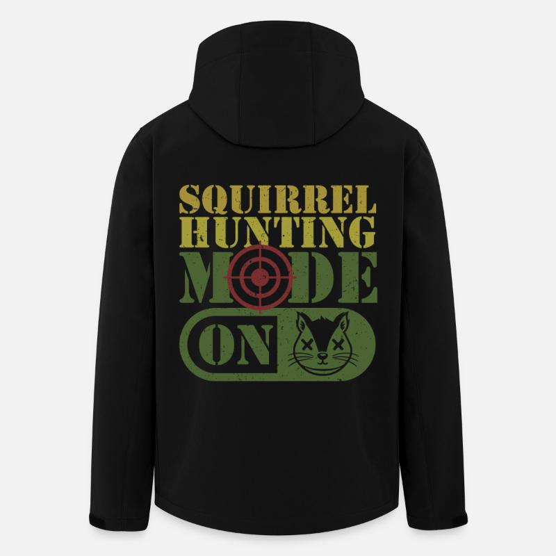 Squirrel Hunter Tree Rat - Men’s Recycled Softshell Jacket by Stanley/Stella - black