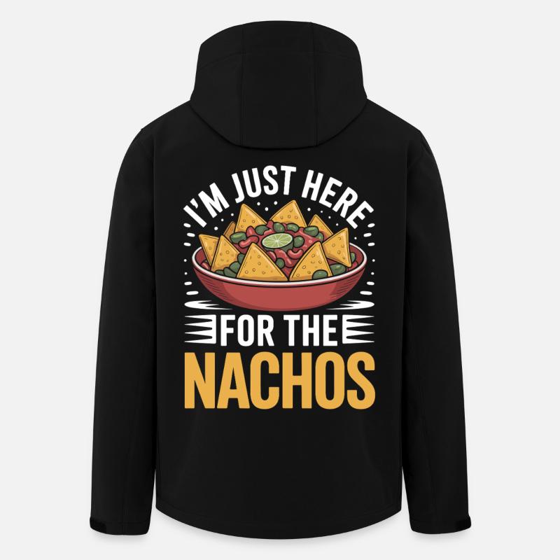 Tortilla Taco Nachos mexicains - Veste softshell homme en polyester recyclé Stanley/Stella - noir