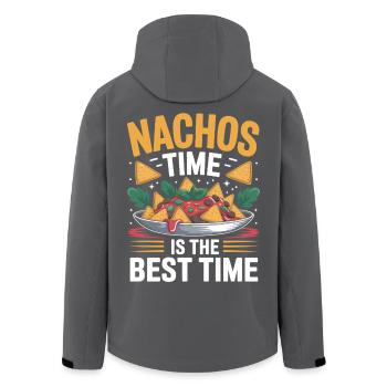 Nachos Mexicaine Tortilla Taco - Veste softshell homme en polyester recyclé Stanley/Stella - noir - Dos - AI Model Male 185 light (185cm)