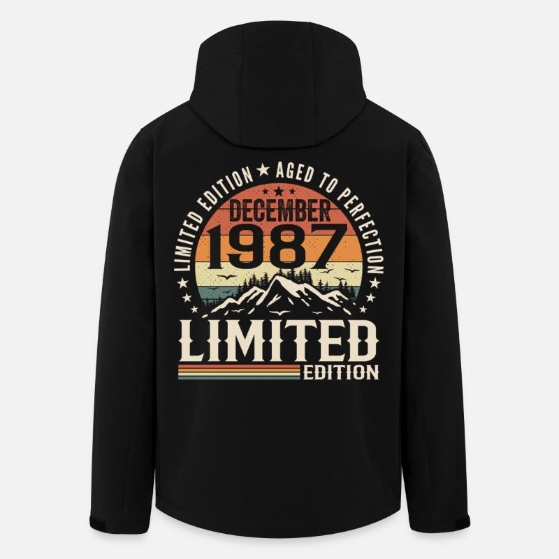 December 1987 - Men’s Recycled Softshell Jacket by Stanley/Stella - black