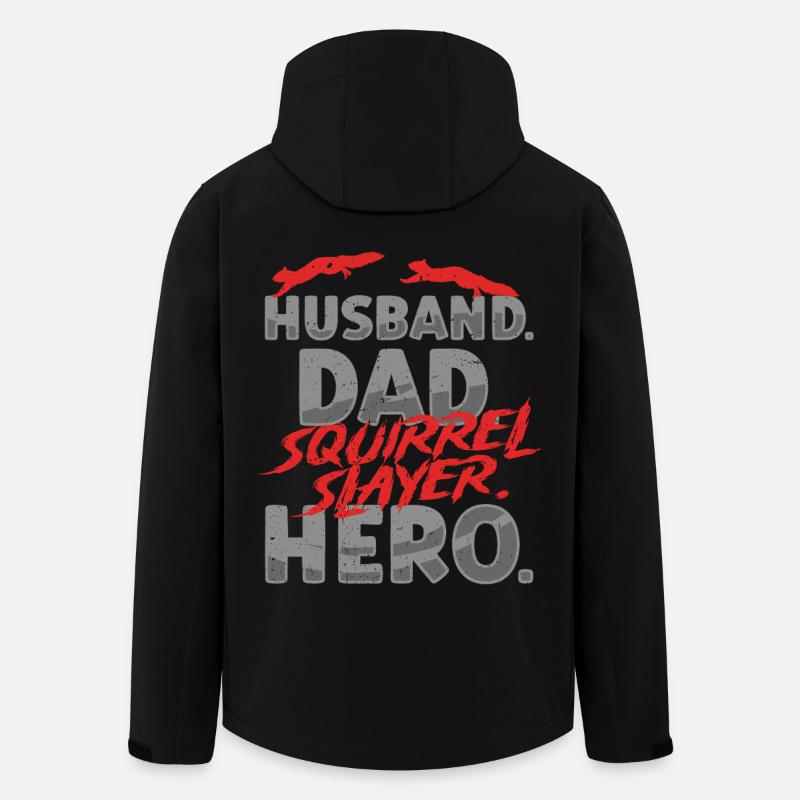 Eichhörnchenjäger Baumratte - Recycelte Männer Softshell-Jacke von Stanley/Stella - Schwarz