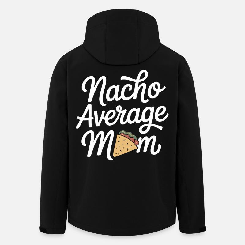 Nacho Durchschnittliche Mama Lustig - Recycelte Männer Softshell-Jacke von Stanley/Stella - Schwarz