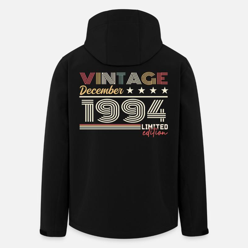 December 1994 Gift - Men’s Recycled Softshell Jacket by Stanley/Stella - black