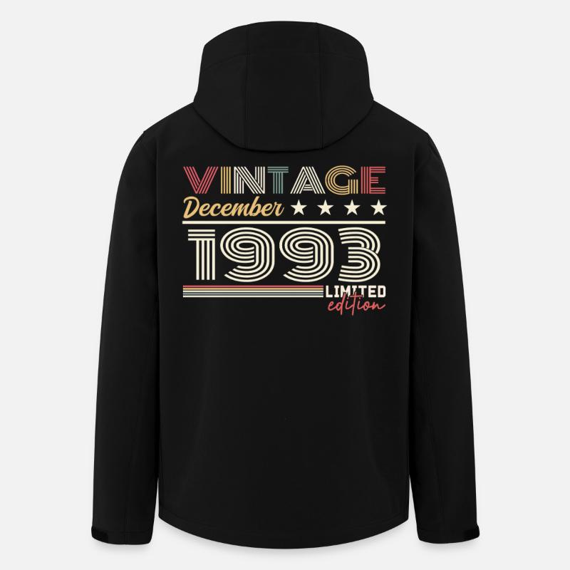 Geschenk Dezember 1993 - Recycelte Männer Softshell-Jacke von Stanley/Stella - Schwarz