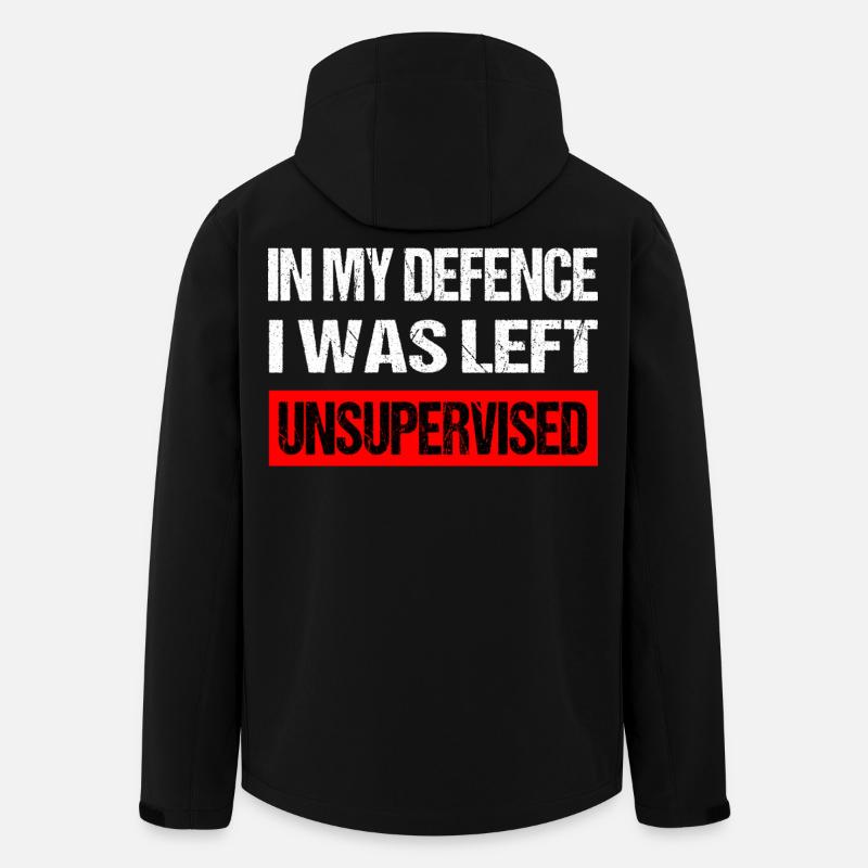 Unsupervised Humor Saying Shirt - Men’s Recycled Softshell Jacket by Stanley/Stella - black
