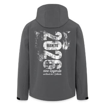 Une légende quitte le site - Retraite 2026 - Veste softshell homme en polyester recyclé Stanley/Stella - noir - Dos - AI Model Male 185 light (185cm)