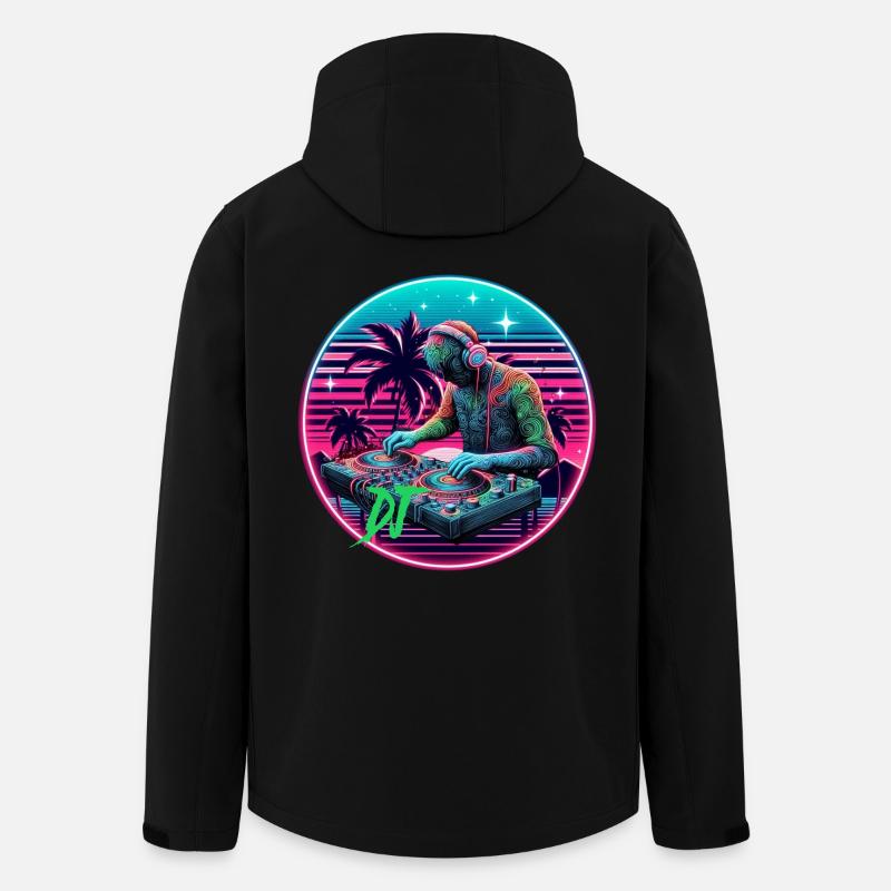 DJ - Recycelte Männer Softshell-Jacke von Stanley/Stella - Schwarz