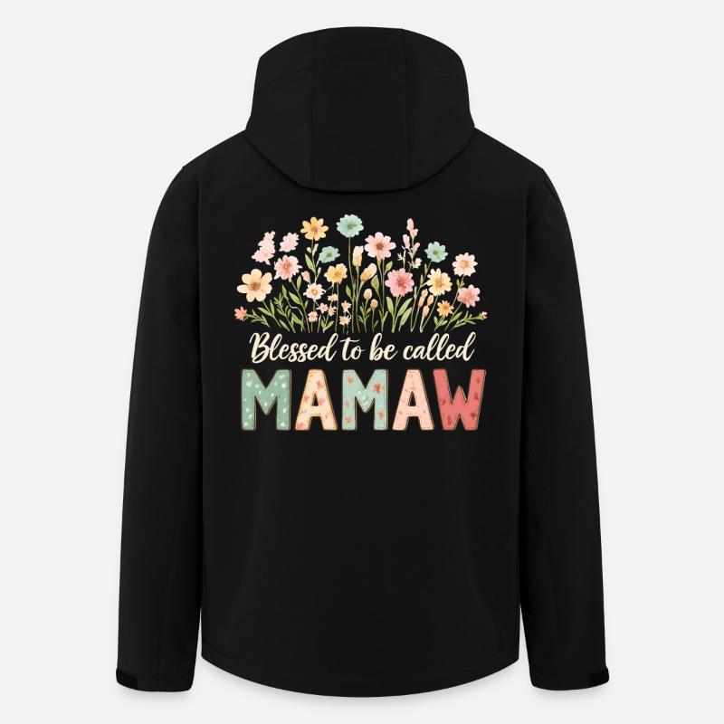 Gesegnet Mamaw genannt zu werden - Recycelte Männer Softshell-Jacke von Stanley/Stella - Schwarz