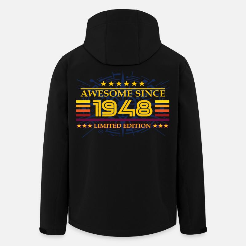 Awesome since 1948 Limited Edition - Recycelte Männer Softshell-Jacke von Stanley/Stella - Schwarz