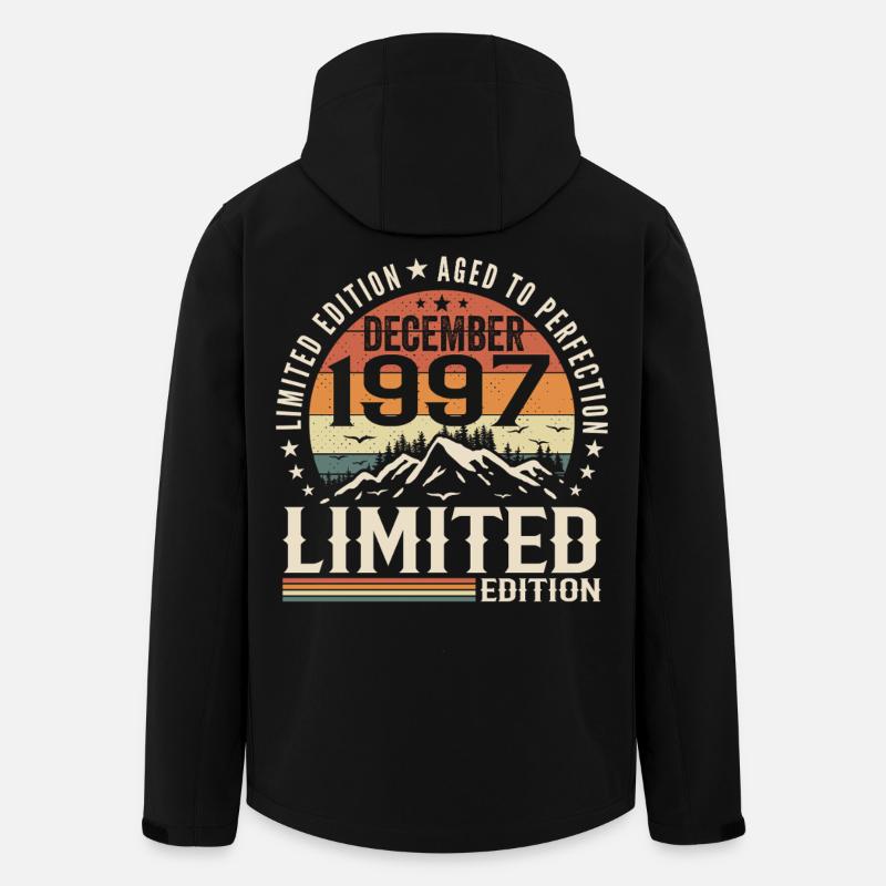 Dezember 1997 - Recycelte Männer Softshell-Jacke von Stanley/Stella - Schwarz