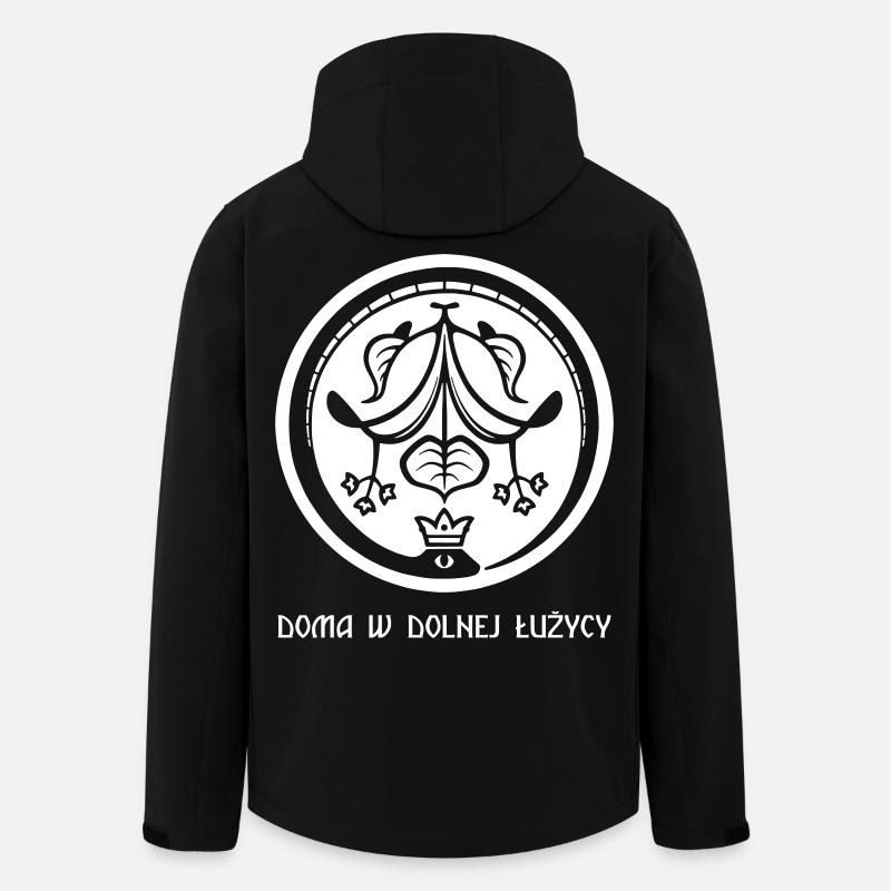 Ouroboros des Spreewaldes weiß - Recycelte Männer Softshell-Jacke von Stanley/Stella - Schwarz