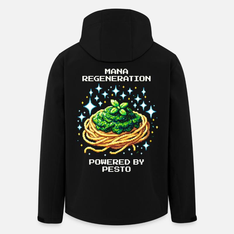 Mana Regeneration | Powered by Pesto - Men’s Recycled Softshell Jacket by Stanley/Stella - black