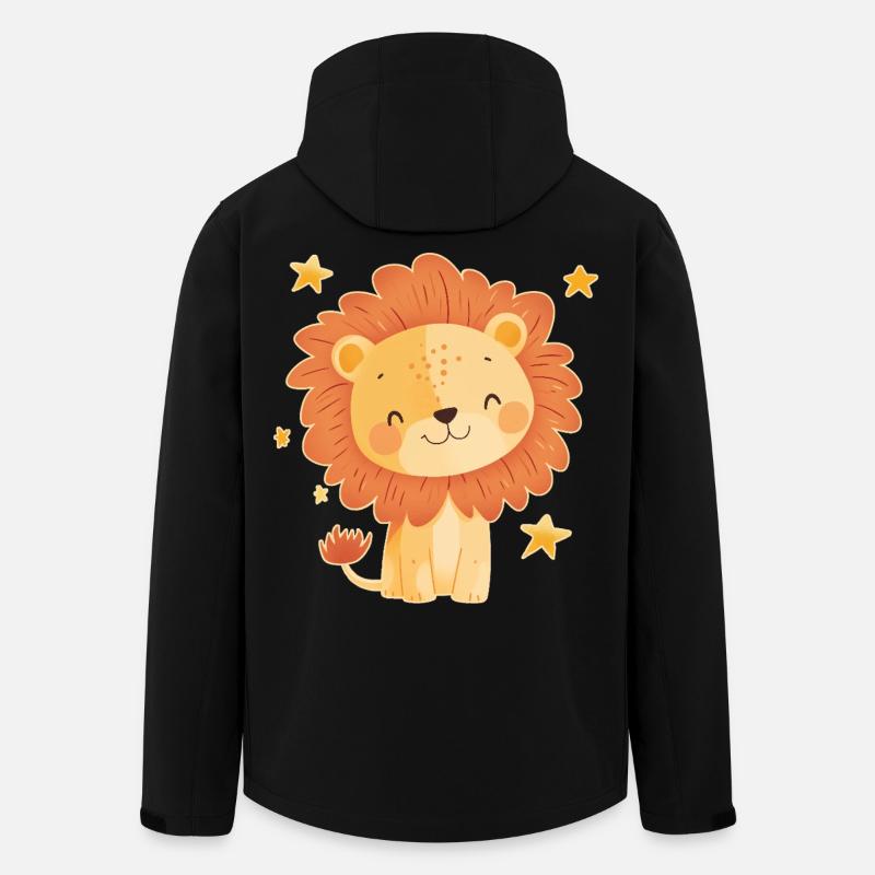 Leo with starry sky - Men’s Recycled Softshell Jacket by Stanley/Stella - black