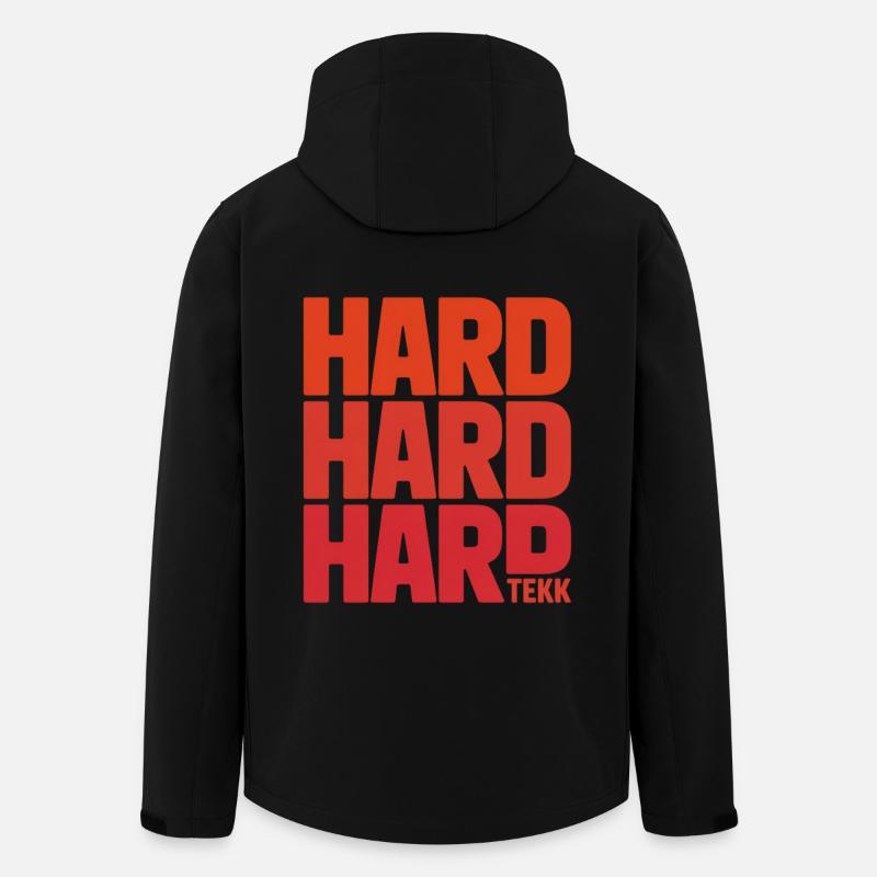Hardtekk Tekke Ostdeutschland - Recycelte Männer Softshell-Jacke von Stanley/Stella - Schwarz