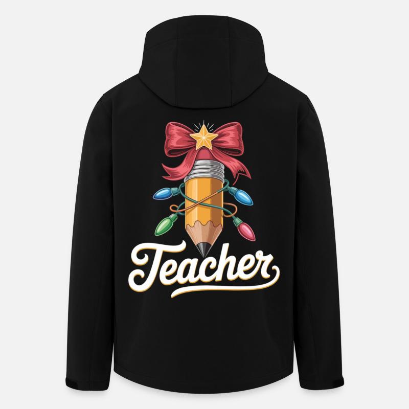 Geschenkidee für Lehrer zur Weihnachten - Recycelte Männer Softshell-Jacke von Stanley/Stella - Schwarz